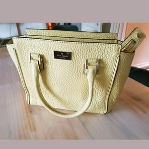 Kate Spade buttercup yellow handbag